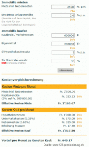 Beispiel Rechnung Kosten